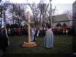 Проведення богослужіння біля встановленого памятного знаку репресованим землякам та замордованим від геноцидних голодоморів